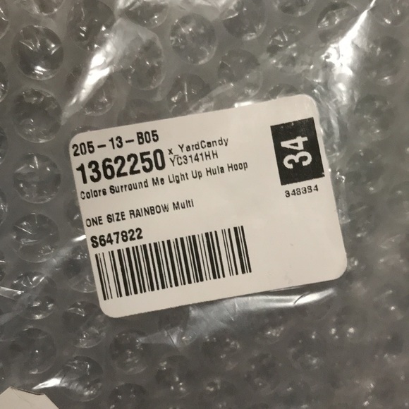 ✨HOST PICK!!✨🆕 Dolls Kill Colors Surround Me Light Up Hula Hoop!BNIP!SO!✨ - Picture 3 of 10